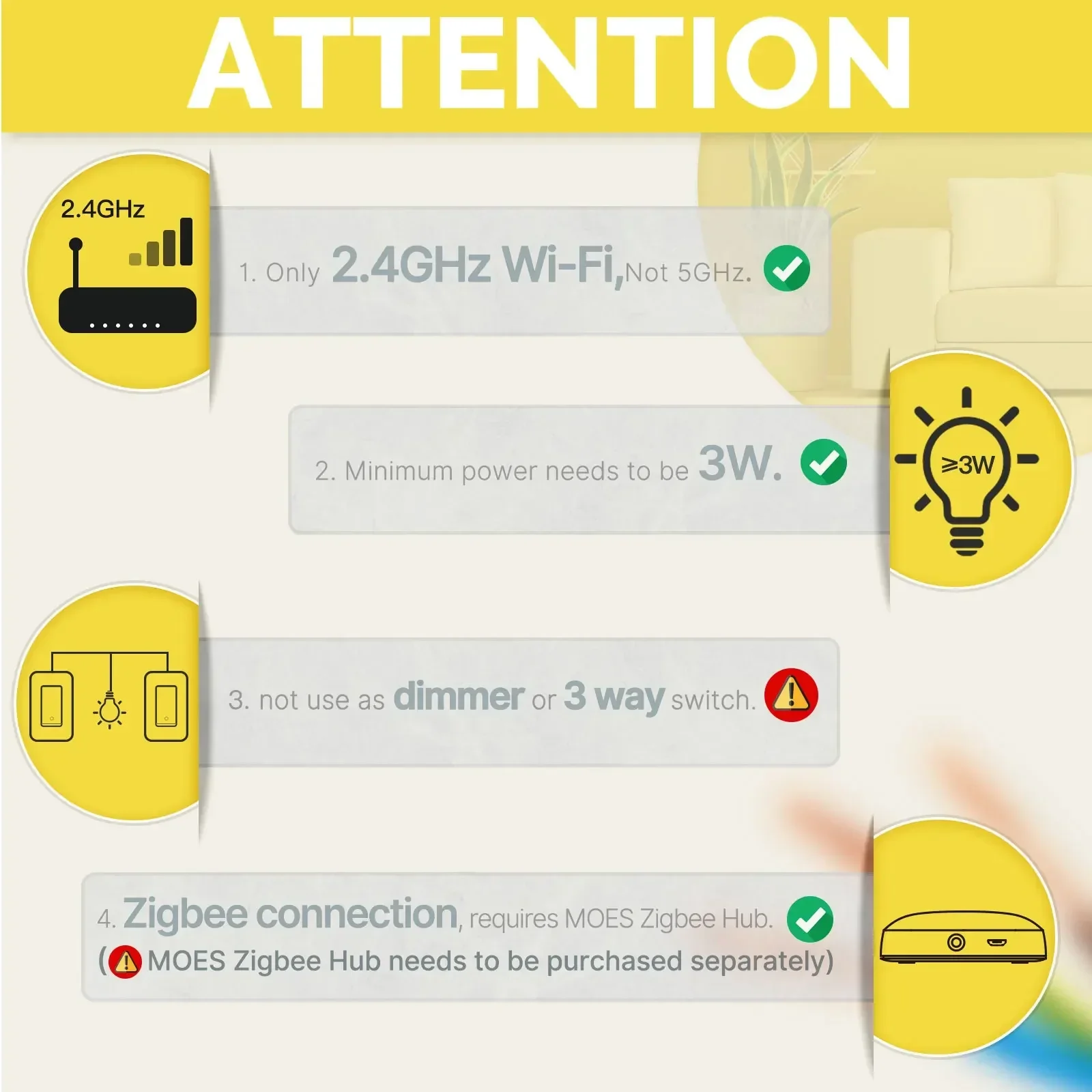 Moes tuya zigbee eua interrupt - Smart Accessories avaliação e preço